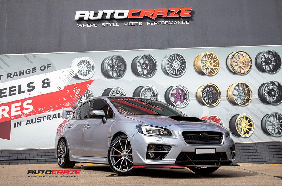 SUBARU WRX VN806 FASTBACK ANTHRACITE MACHINED FACE